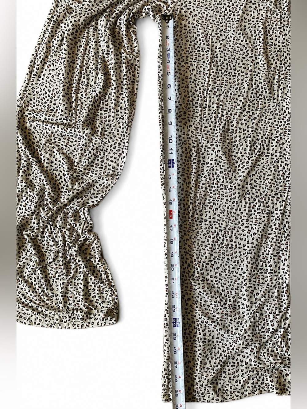 Donna Karan Leopard Pajama or Lounge Pants  XL - Picture 4 of 6